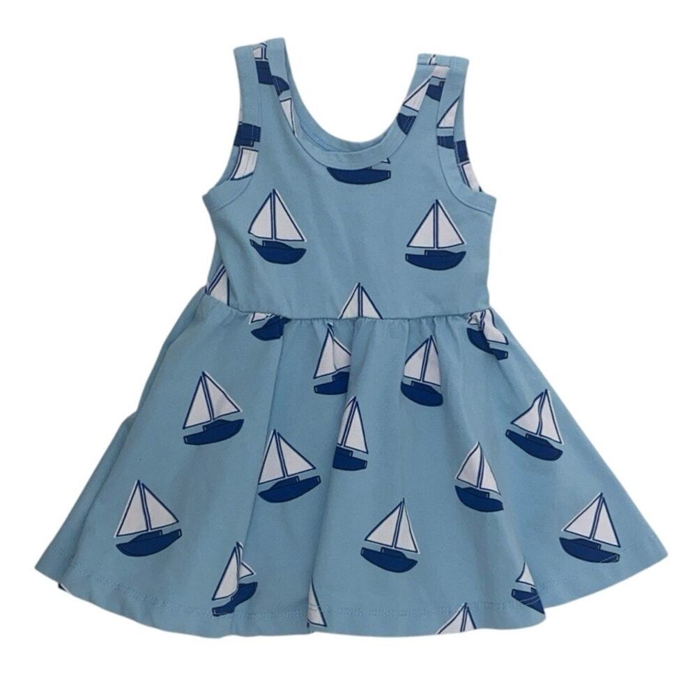 Monica & Andy Organic Cotton Baby Girl Dress Size 6-12m